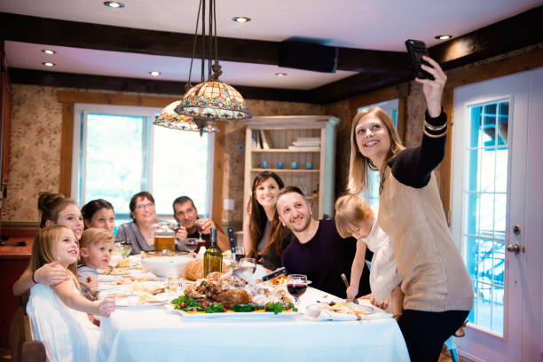 istock Holiday Season family multi-generation preparing thanksgiving dinner 854147608