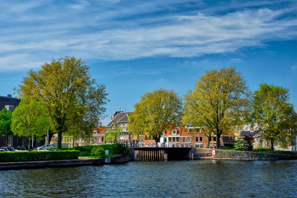 istock Canal in Haarlem, Netherlands 854152046
