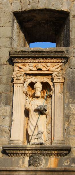 istock St Blaise above the Pile Gate in Dubrovnik 854152354