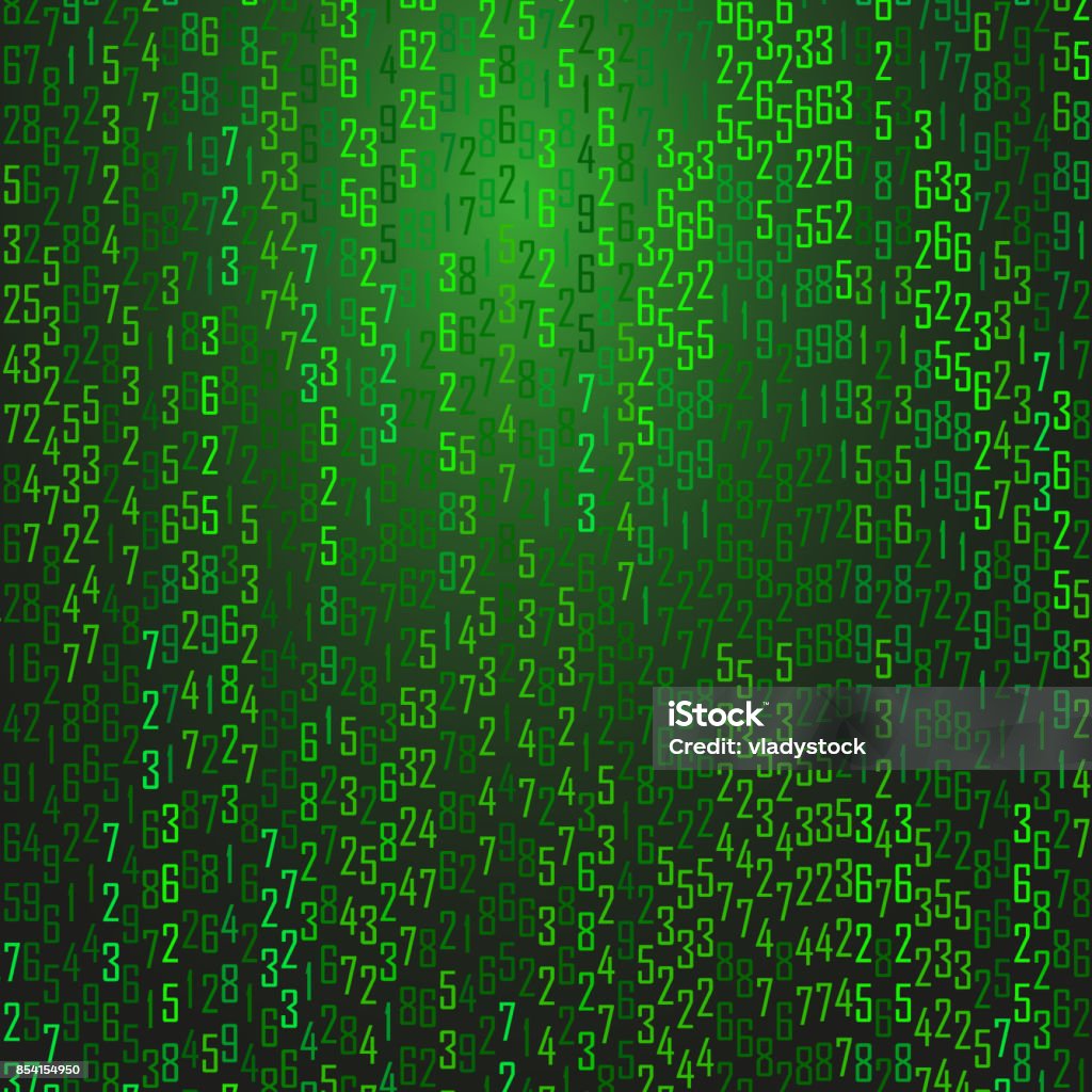 Abstract Technology Background With Computer Code Stock Illustration ...