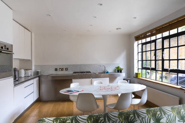 istock Modern restructured apartment in city downtown 854156338