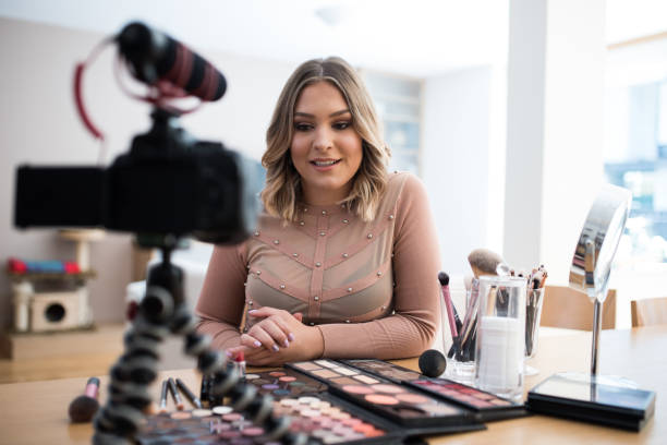 istock Vlogger reviewing make-up products 854156628