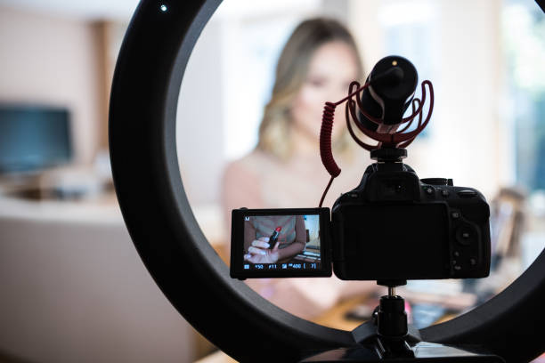 istock Vlogger reviewing make-up products 854156704