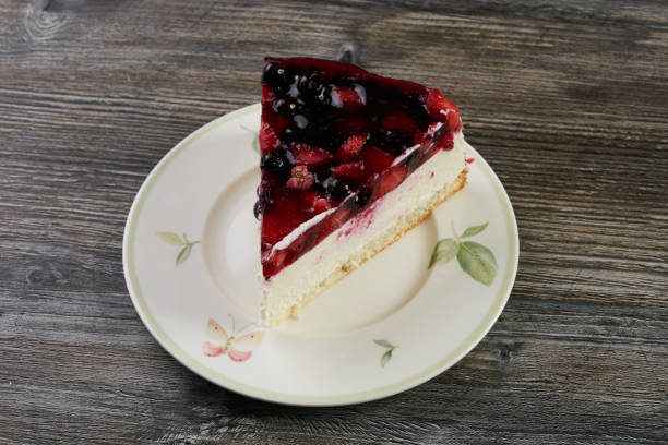 istock Creamy mascarpone cheesecake with strawberry 854162490