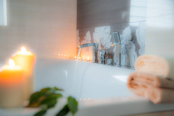 istock relax in the bathroom / relaxation zone 854170288