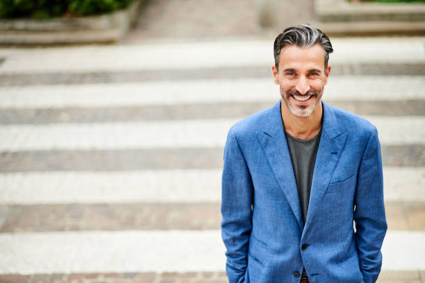 istock Portrait of handsome smiling man 854182466