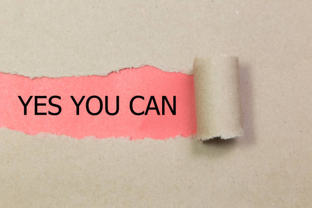 istock yes you can written under torn paper. 854183054