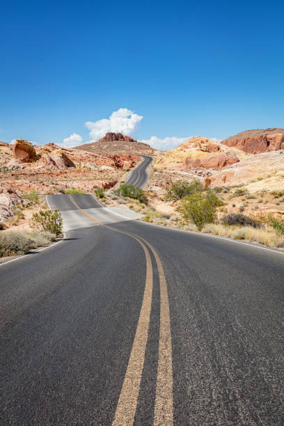 istock White Domes Road Valley of Fire Highway Nevada USA 854183852