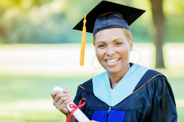 istock African American woman receives advanced degree 854184854