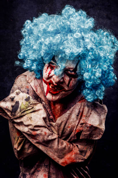 istock Angry Halloween Clown 854195226