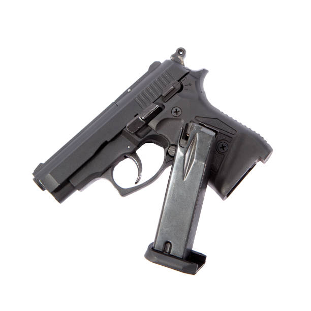 istock Pistol and its magazine 854195624