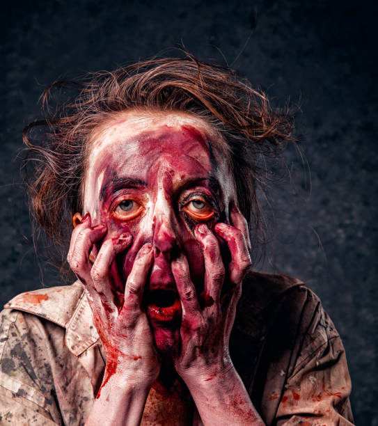 istock Angry Halloween Clown 854195922