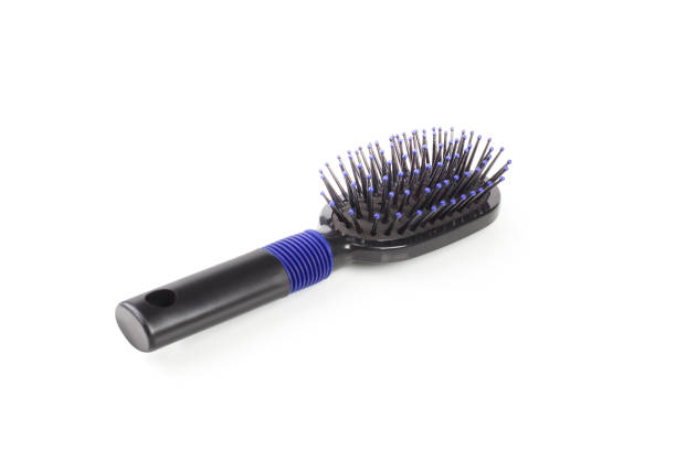istock Hair black combs isolated on a white background 854195930