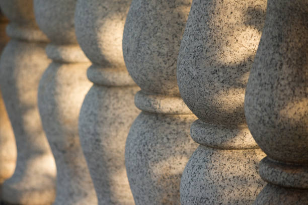 istock Shadows of railings 854222822