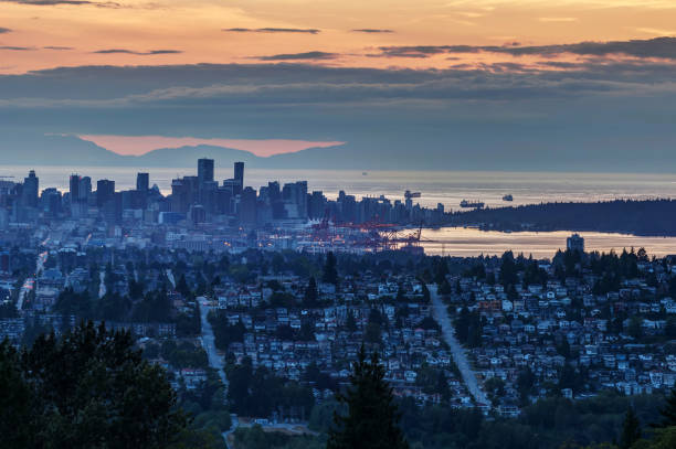 istock cityscape of Vancouver at sunset, BC, Canada 854225862