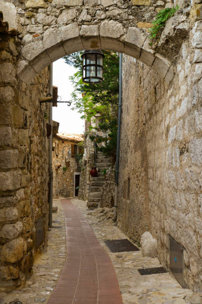 istock Old buildings and narrow streets 854233276