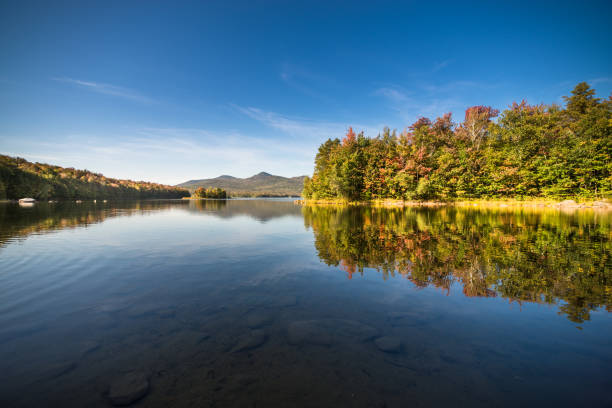 istock Autumn Reflection in Scenic Vermont 854244360