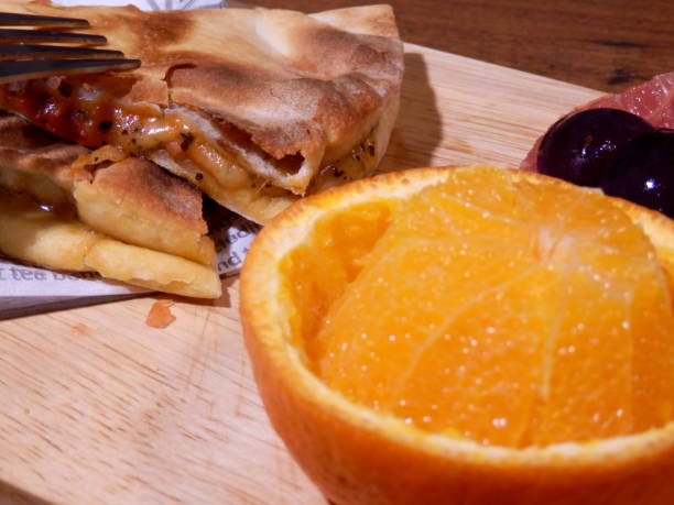istock Sand pizza and fruits 854251050