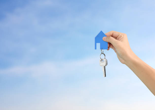 istock Investment concept ,House key in hand 854255082