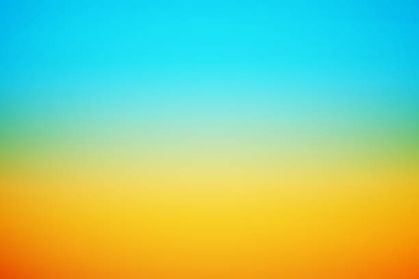 Defocused Abstract Background Modern background created from scratch through a multi-step design process orange teal gradient stock pictures, royalty-free photos & images
