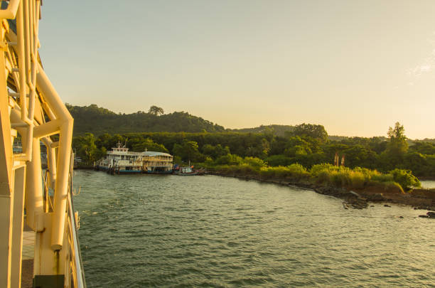 istock The beautiful sea with the first light at Koh Chang. 854266190