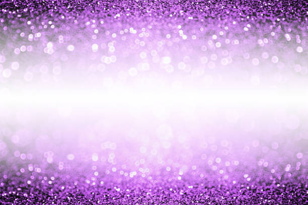 istock Purple Halloween Background, Dance Party Sparkle Backdrop, or Mardi Gras Invite 854268756