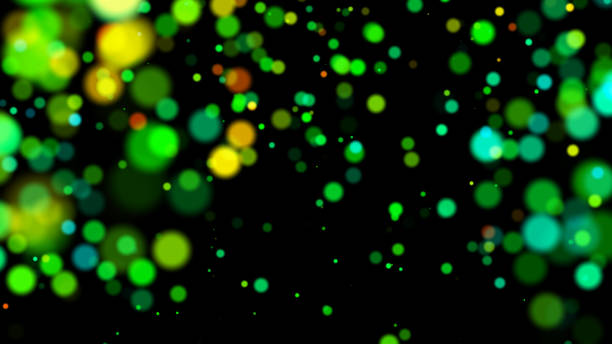 rendu 3d du fond des lampes vintage glitter. or foncé et noir. pasante - star trail galaxy pattern star photos et images de collection