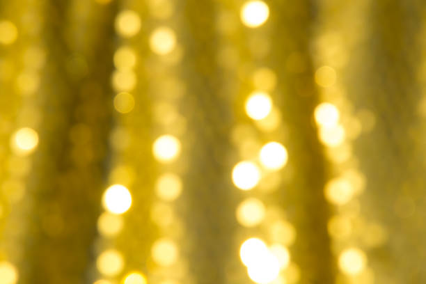 istock Golden holiday festive bokeh background 854284344