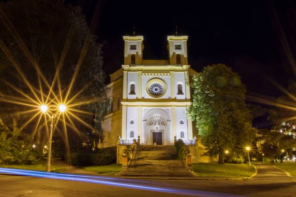 istock Catholic church - spa resort Marianske Lazne (Marienbad) 854288456