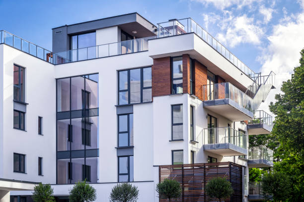 istock New white modern housing estate 854289432
