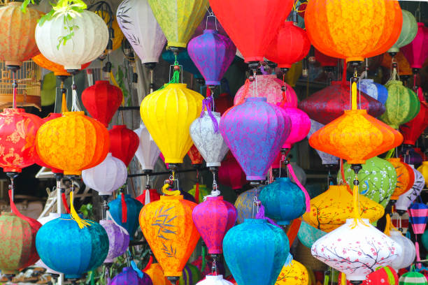 istock Silk Lanterns in Hoi An, Vietnam, Asia 854292950