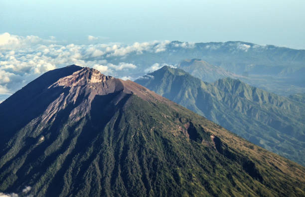 istock Mount Agung, Mount Abang and Mount Batur Bali 854296958