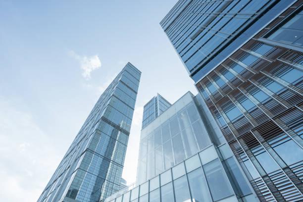 istock Modern glass building exterior 854303454