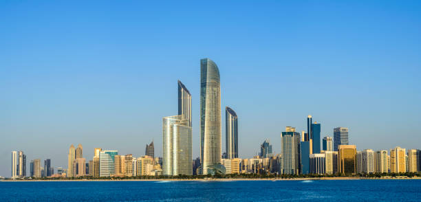 istock Abu Dhabi City Skyline, United Arab Emirates 854305254