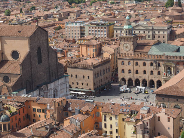 istock Aerial view of Bologna 854309444