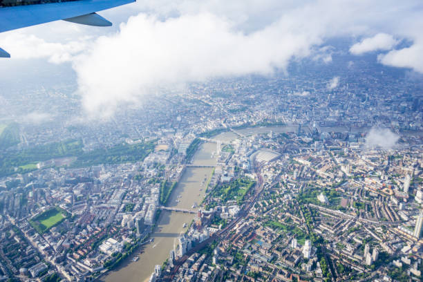 istock Aerial view of city 854316478