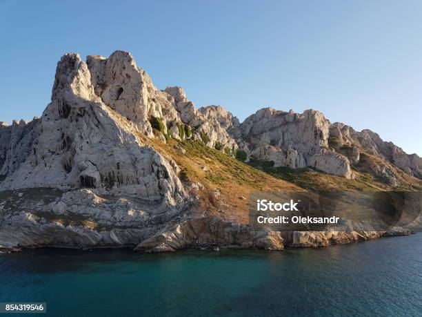 Clifs In Sun Stock Photo - Download Image Now - Beach, Coastline, France