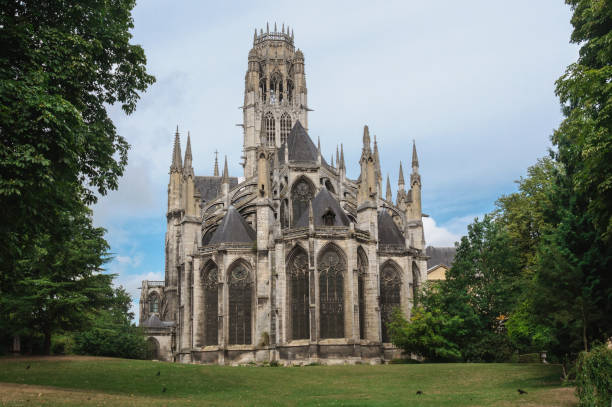 istock Saint-Ouen Abbey Church in Rouen 854329748