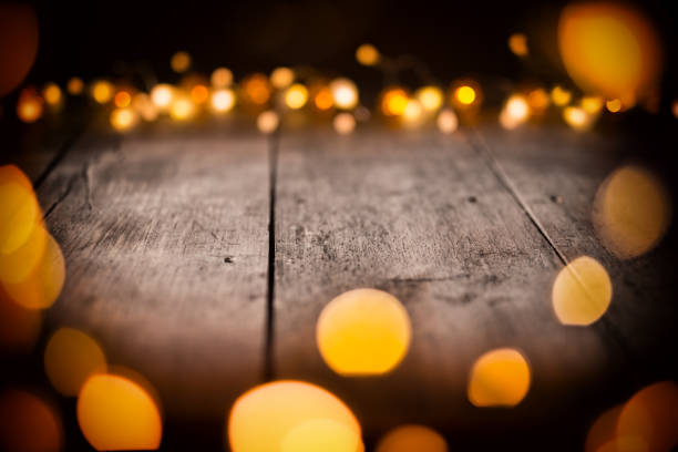 istock Christmas decoration on wooden background 854335752