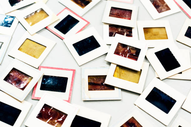 istock Retro 35mm analog film slide artistic 854336512