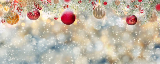 istock Christmas decoration on abstract background 854341356