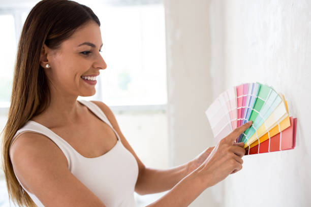 istock Choosing color for new room looks 854362102
