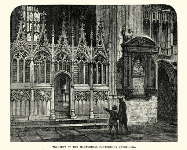 istock Transept of the martyrdom, Canterbury, Cathedral, 19th Century 854373700