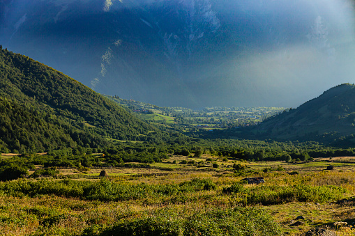 Mountains in region Svaneti, Georgia