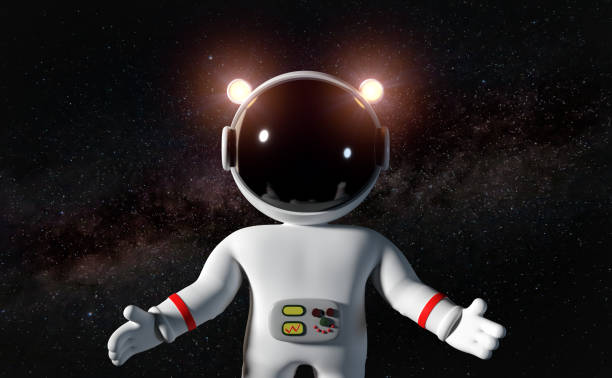 istock cartoon astronaut character in white space suit floating in zero gravity space (3d rendering) 854393044