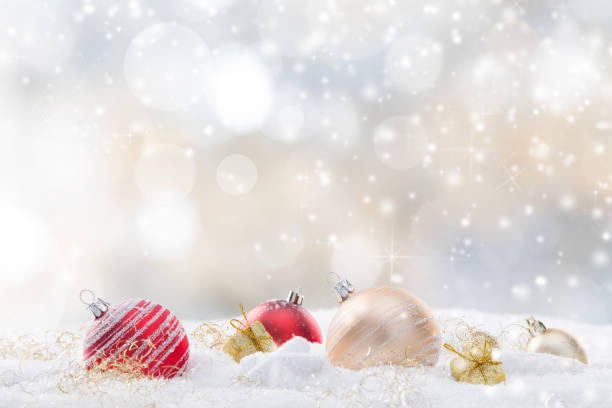 istock Christmas decoration on abstract background 854393078