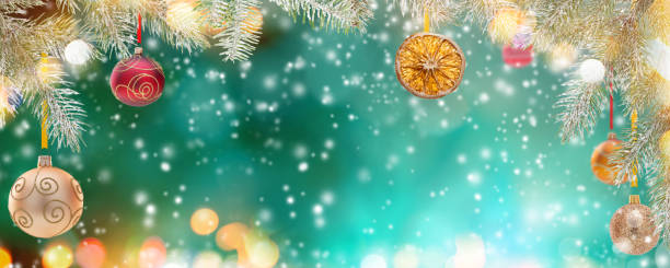 istock Christmas decoration on abstract background 854393718