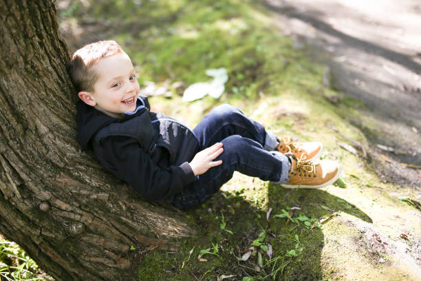 istock cute child in nature 854405920