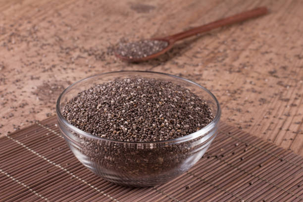 istock Chia seeds in a bowl 854414560