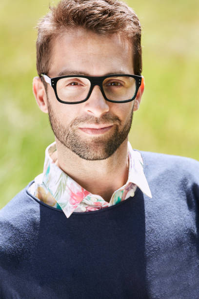 istock Brown eyed guy in glasses 854415350